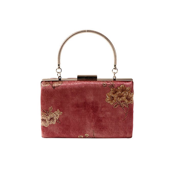 Luxury Handbags Women Bags Designer Small Clutch Purse Elegant Red