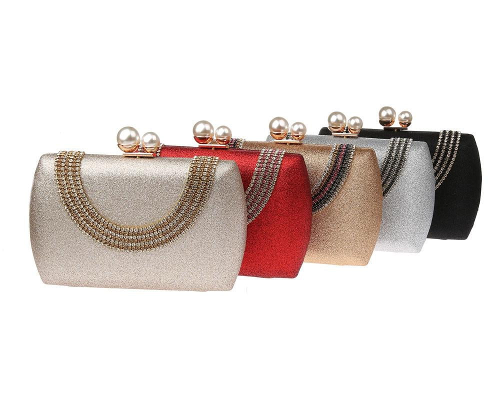 Women's Bag Purses and Handbag Sequins Luxury Designer Clutch Bag Wedding  Chains Shoulder Bag