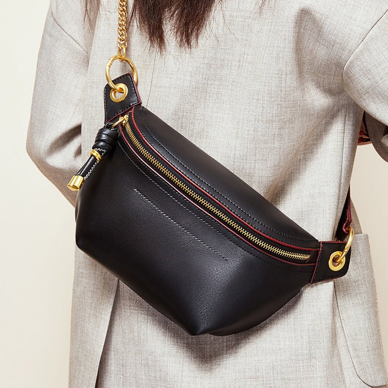 Designer Fanny Pack Luxury Bag  Pu Leather Shoulder Belt Bag