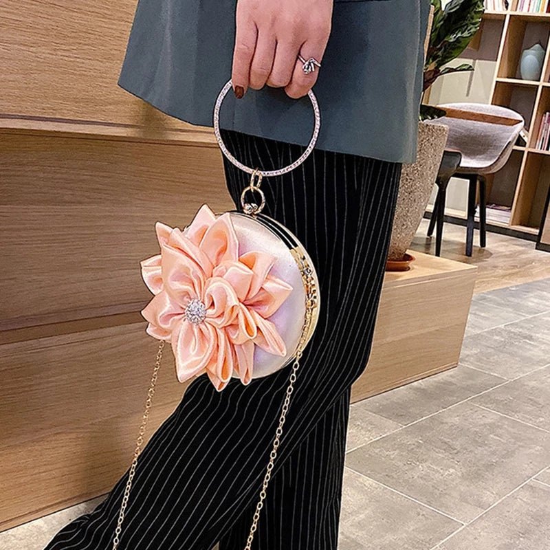 Lui Sui Women's Elegance Floral Evening Clutch Purse Bags