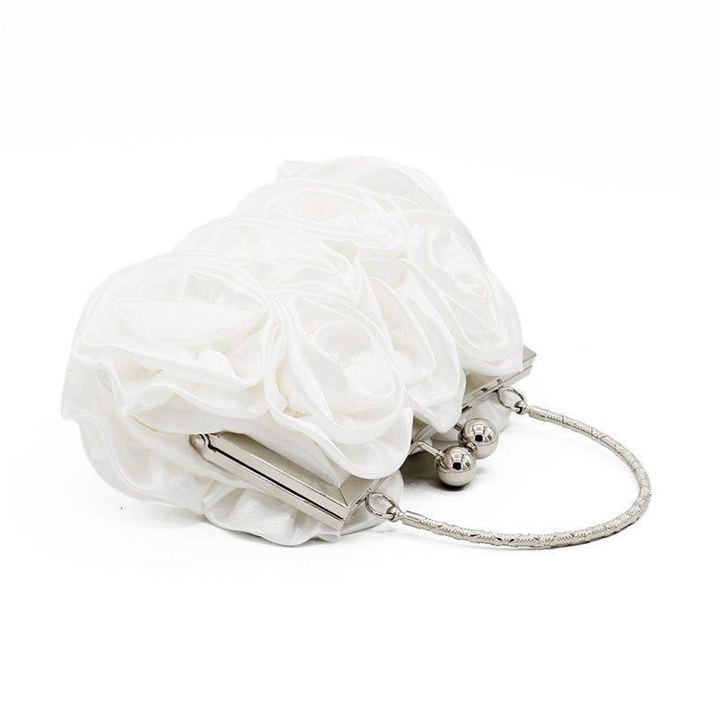 LHHMZ Women's Elegant Flower Clutch Bags Evening Bags Wedding Clutch Purse  Flowers Shoulder Bags Bridal Wedding Handbag
