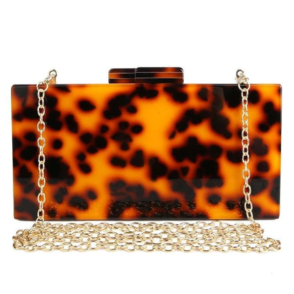 Luxy Moon Designer Evening Bags Vintage Leopard Printing Clutches