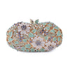 Luxy Moon Luxury Green Clutch Floral Purse With Dress