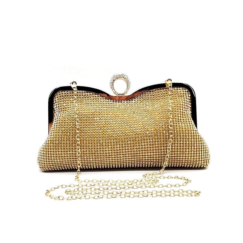 Audrey Embossed Leather Evening Bag: Teal Designer Clutch – Thale Blanc
