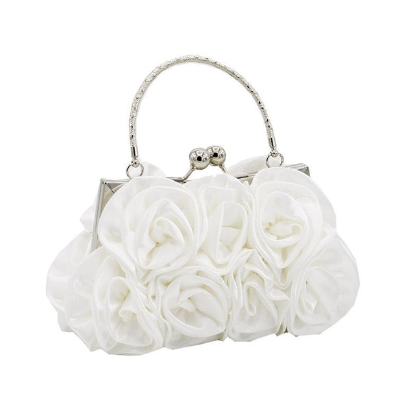 Retro Handmade 3D Peony Handbag Original Flower Leather Shoulder Bag, Fashion Handbags